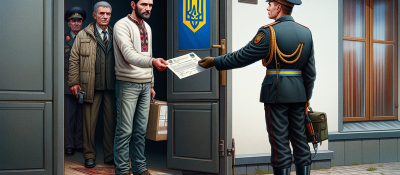 Порядок вручення повістки